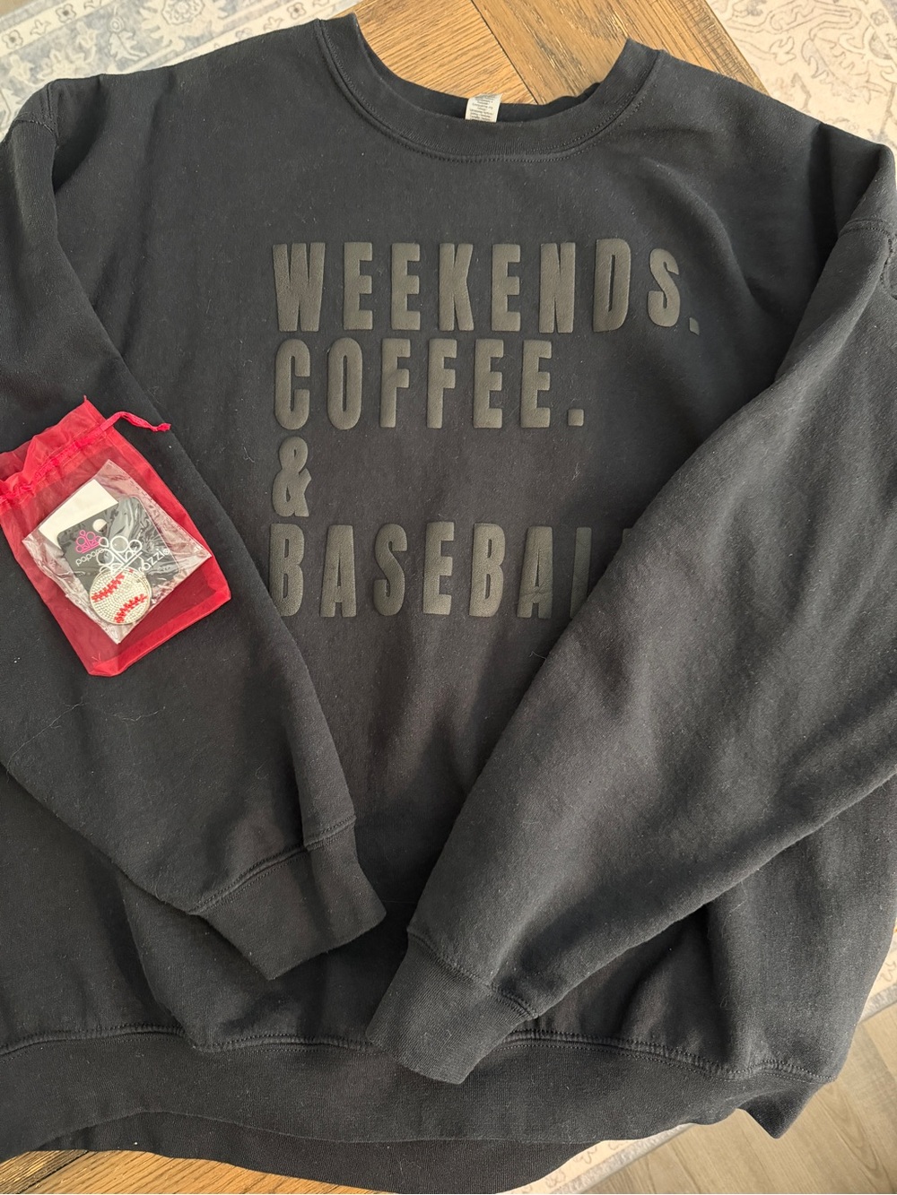 Baseball Mom Bundle - Sweatshirt & Earrings
